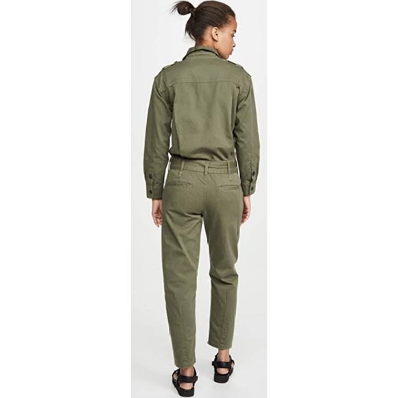Current/Elliott Mele Coverall Jumpsuit in Agave size S NWT - Picture 2 of 14